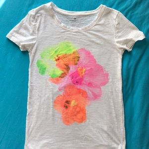 Floral/White Shirt - American Eagle